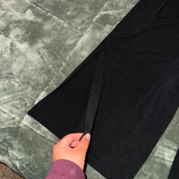 Willit Wide Leg Cropped Pants Women's Medium Black Drawstring Sun Protection NWT - Picture 5 of 7